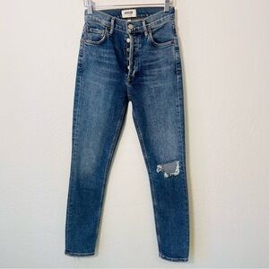 Sold AGOLDE Nico Button Fly High Rise Slim 23